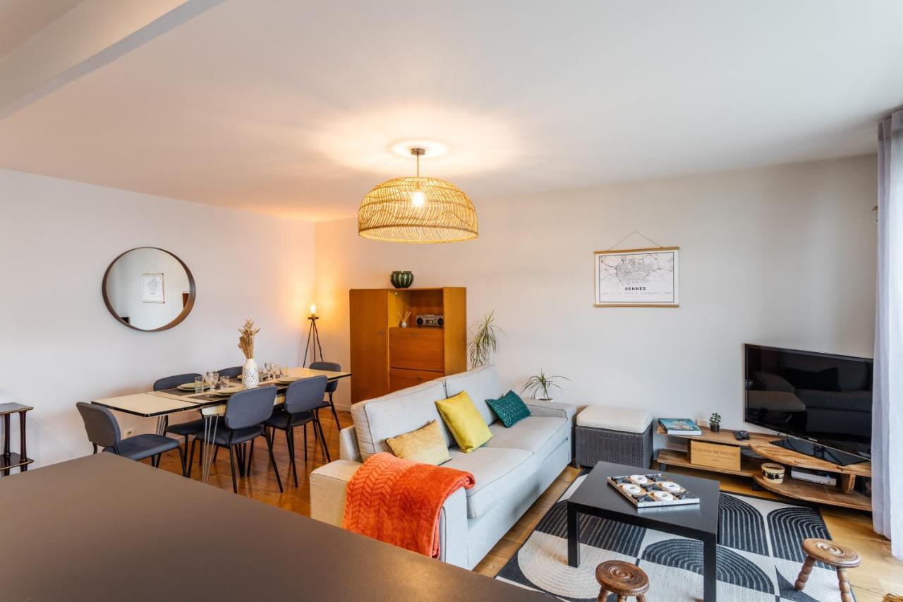 Le Vilona - T3 Moderne Avec Parking Prive Apartment Rennes Exterior foto
