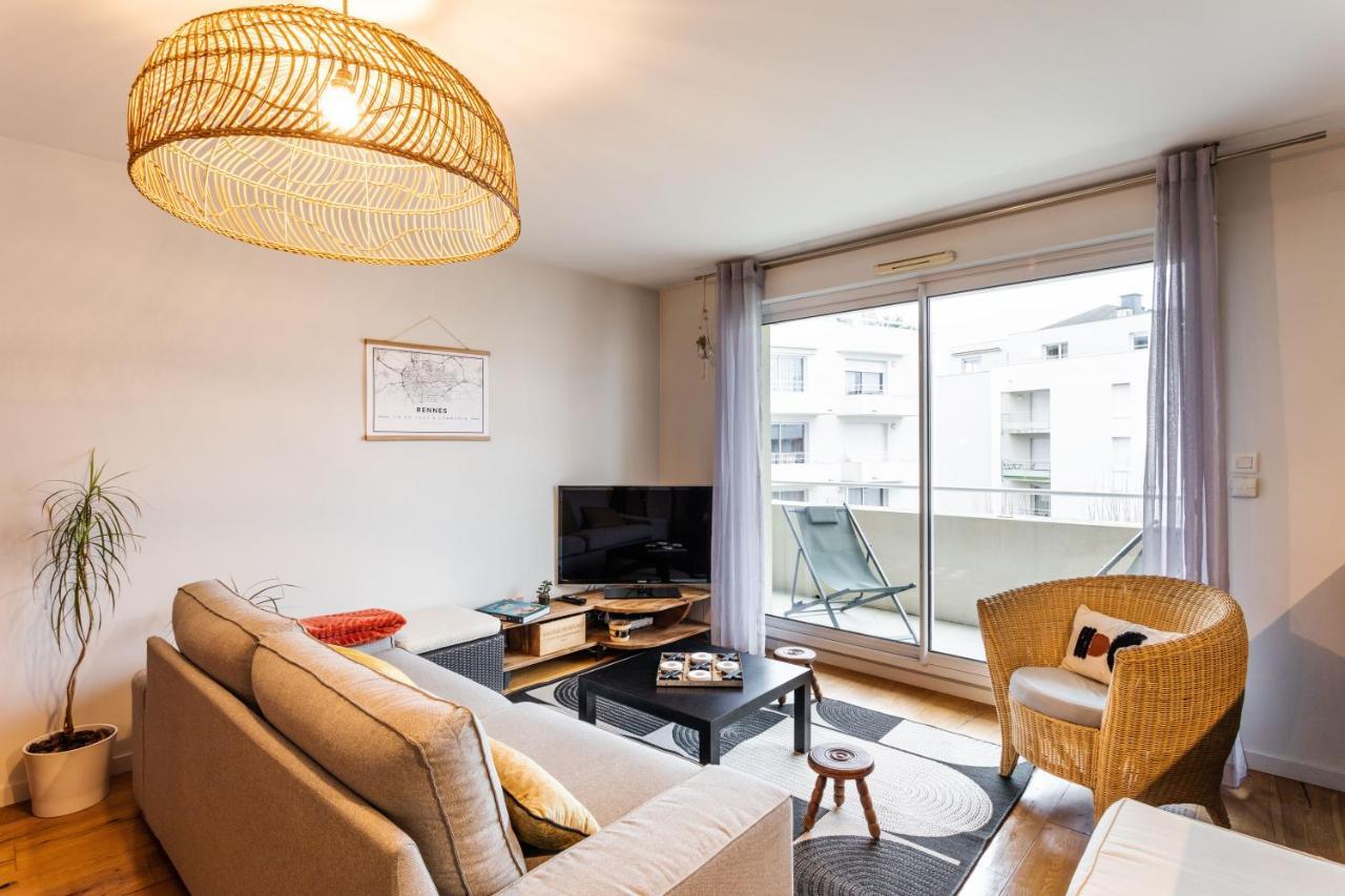Le Vilona - T3 Moderne Avec Parking Prive Apartment Rennes Exterior foto