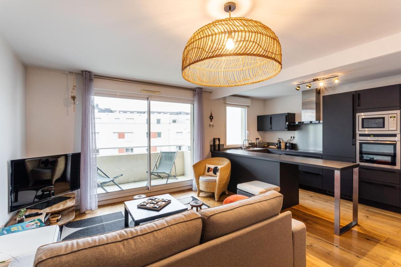 Le Vilona - T3 Moderne Avec Parking Prive Apartment Rennes Exterior foto