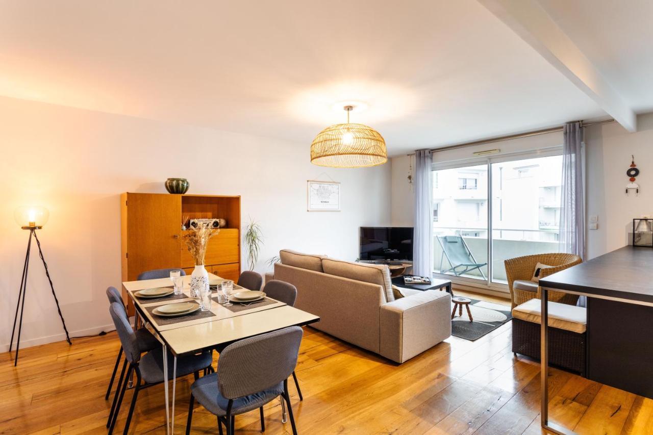 Le Vilona - T3 Moderne Avec Parking Prive Apartment Rennes Exterior foto