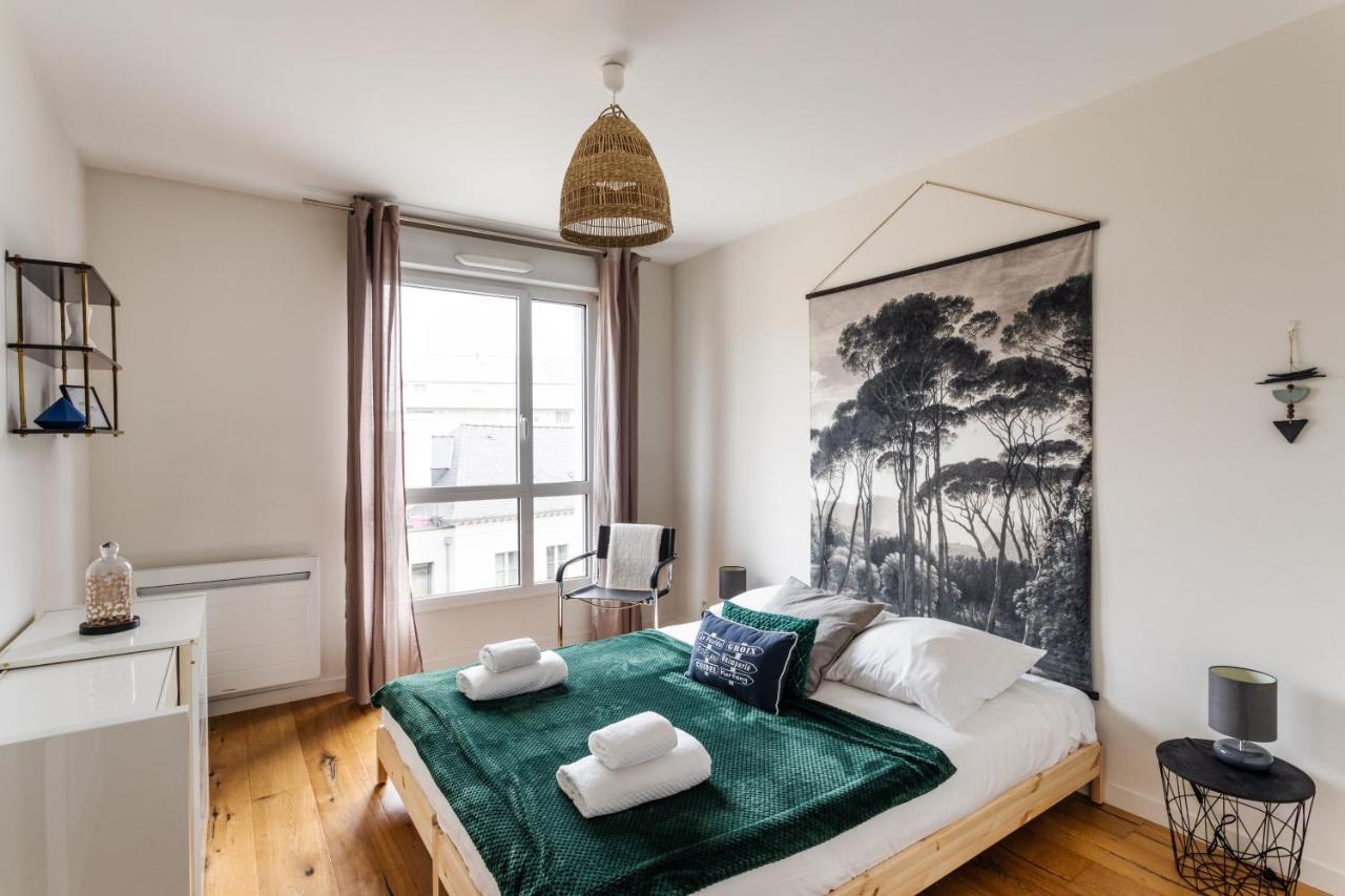 Le Vilona - T3 Moderne Avec Parking Prive Apartment Rennes Exterior foto