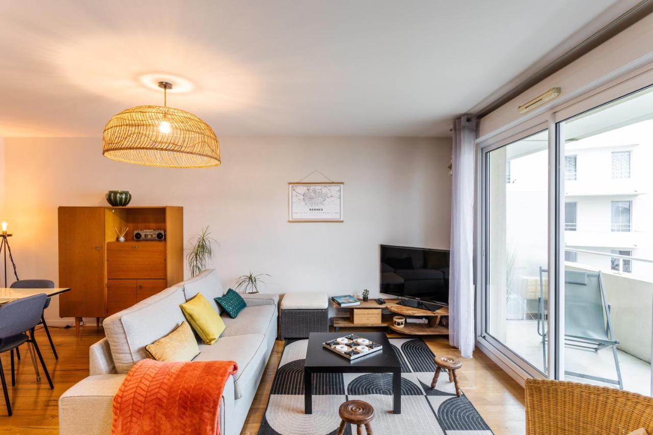 Le Vilona - T3 Moderne Avec Parking Prive Apartment Rennes Exterior foto